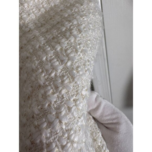WhiteRoom + Cactus Cream Textured Tweed Cropped Blazer – Size S (Good Condition) - Picture 8 of 8